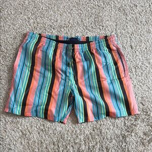 Ennea Men’s Size Xl Colorful Striped Swim Shorts striped
